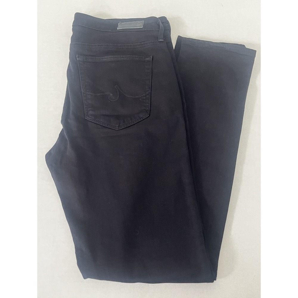 AG Adriano Goldschmied The Prima Mid Rise Cigarette Jean Women's‎ 30R Black